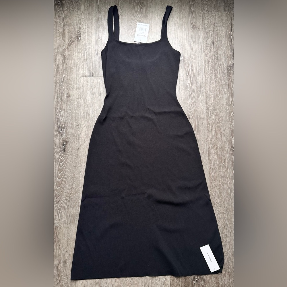 Rumored Black Midi Tank Dress